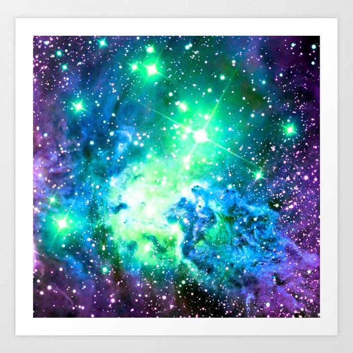 green galaxy nebula
