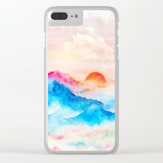 Sunset w.01 Clear iPhone Case