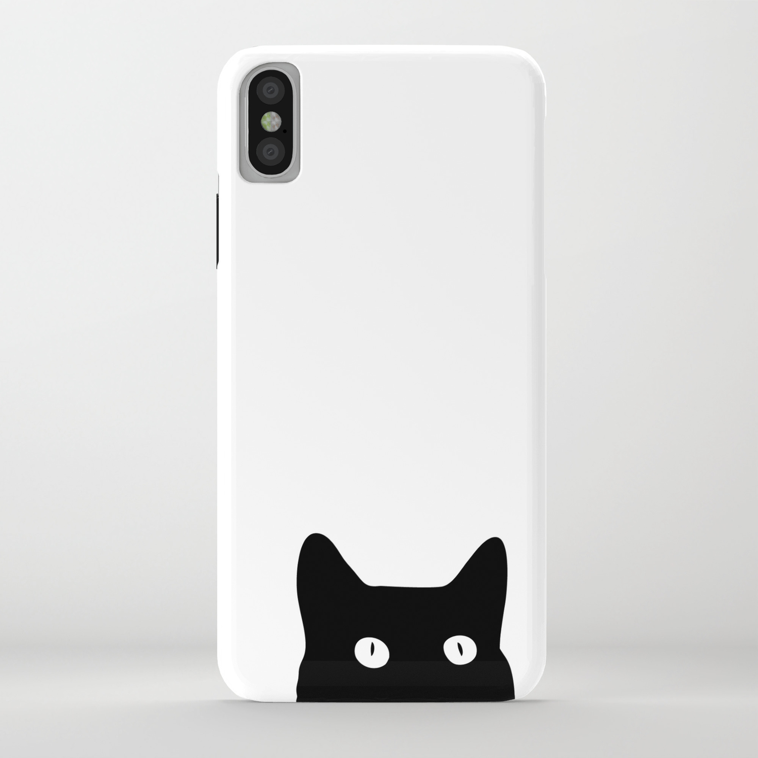 Black Cat Iphone Case By Goodsense Society6
