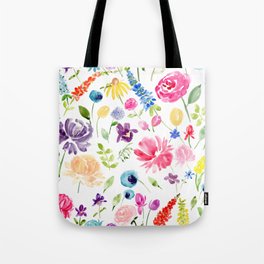 Punchy Blooms Tote Bag