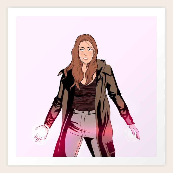 WANDA MAXIMOFF Kunstdrucke von racooncan09 | Society6