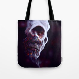 Scary ghost face #2 | AI fantasy art Tote Bag