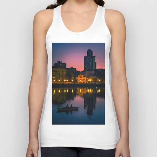 Night boating Unisex Tank Top
