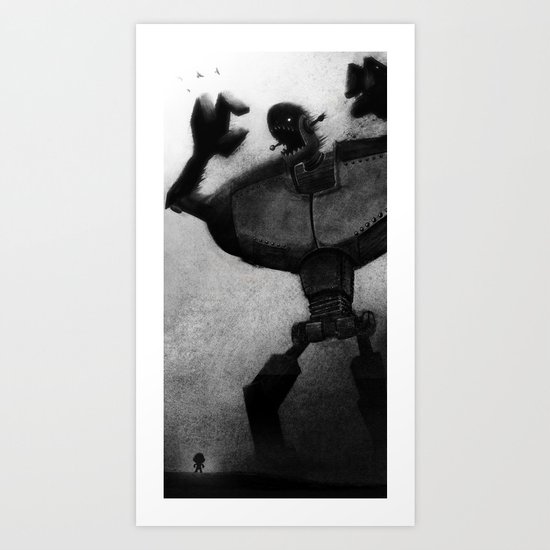 Attack of the Humongous Angry Monsters Art Print