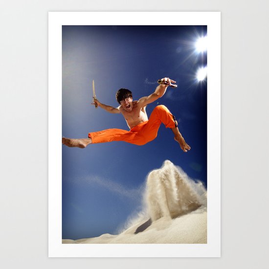 Dune Ninja Art Print