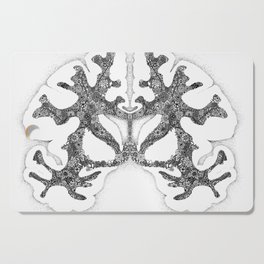 Anatomy Series: Coronal Brain Flowers Cutting Board