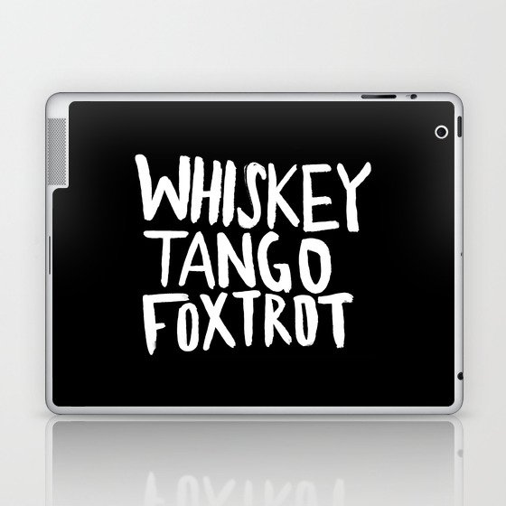 Whiskey Tango Foxtrot x WTF Laptop & iPad Skin