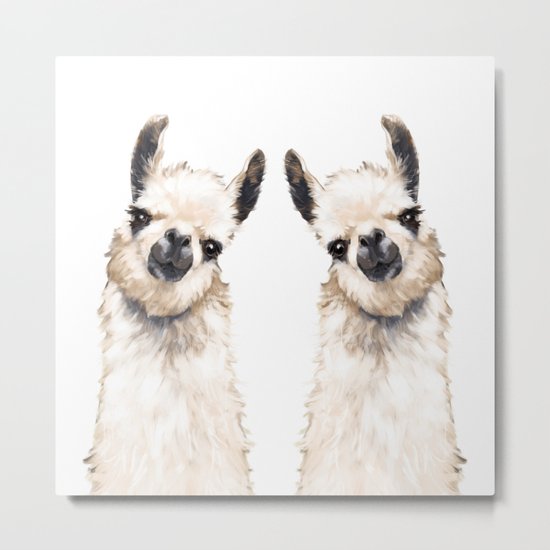 Llama Metal Print