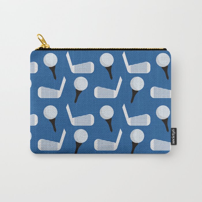 Golfing Pattern (Blue) Carry-All Pouch