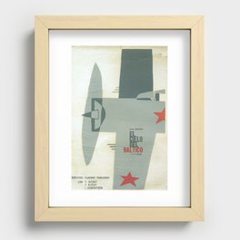 The Baltic Sky (Soviet Union) Cuban Movie Poster Recessed Framed Print