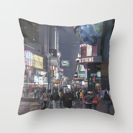 it's not even square... Throw Pillow