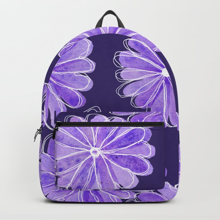 PURPLE FLOWERS Backpack