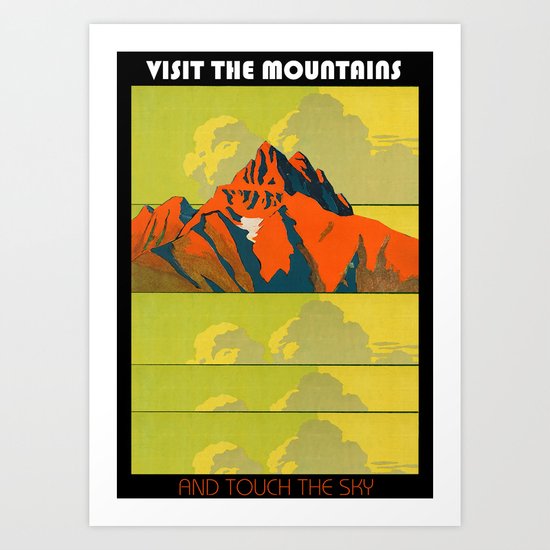Mountains Art Print