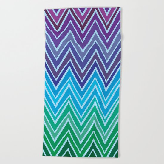 Come with me and with colors Beach Towel