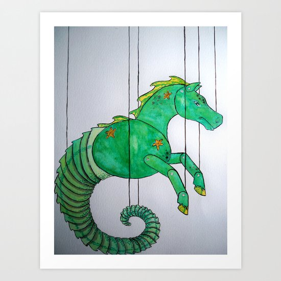 The Puppets 1 Art Print
