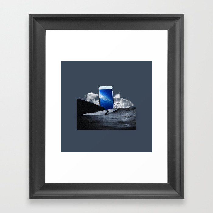Silicon Cove Framed Art Print
