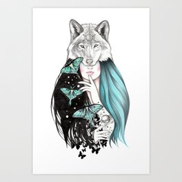 Luna Art Print