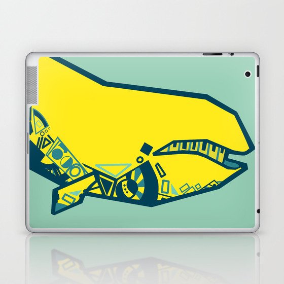 yellow whales Laptop & iPad Skin
