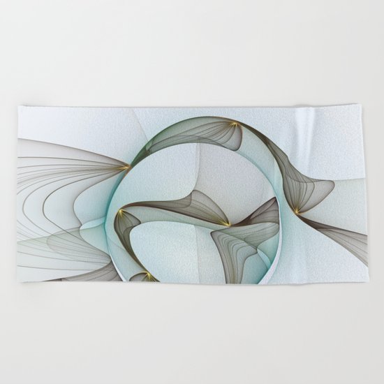 Abstract Elegance Beach Towel