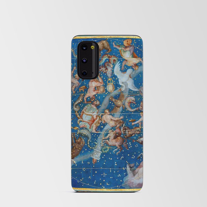 The Ceiling of the Sala Bologna, Celestial Map by Taddeo Zuccaro and Federico Zuccaro Android Card Case