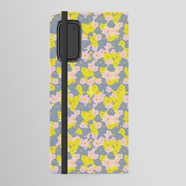 Pastel Spring Flowers Mini Yellow Android Wallet Case