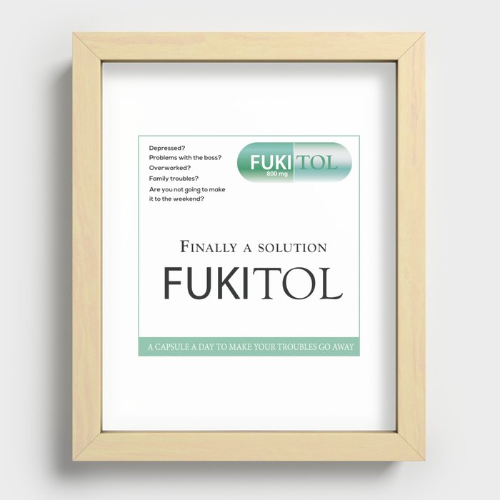 FUKITOL Recessed Framed Print