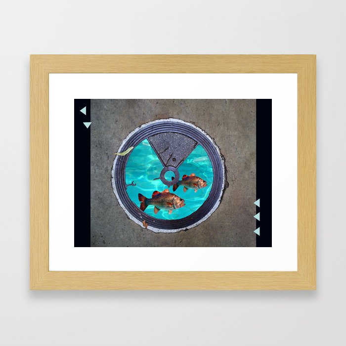 glitterfish Framed Art Print