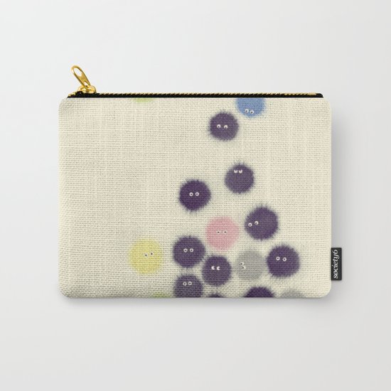 Fluffy yeti family Carry-All Pouch