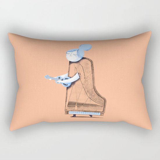 Lady in G Major Rectangular Pillow