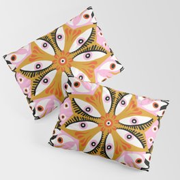 Trippy Mandala – Charcoal Pillow Sham