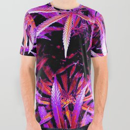 Unreal Cannabis Stars All Over Graphic Tee