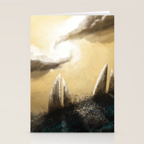 Ray Of Light 3 Stationery Cards By Splinteredshard Society6