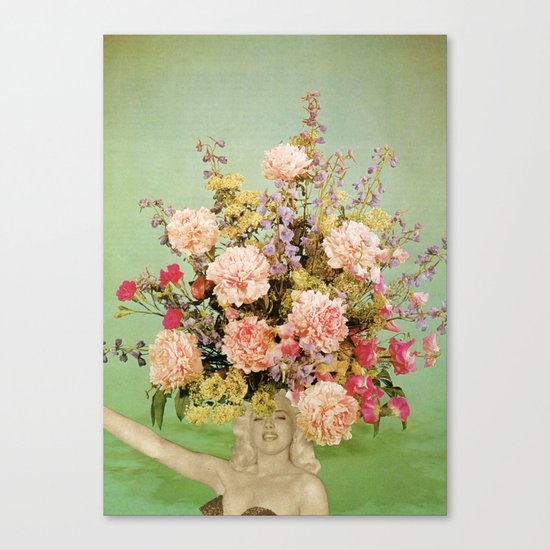 Floral Fashions II Canvas Print