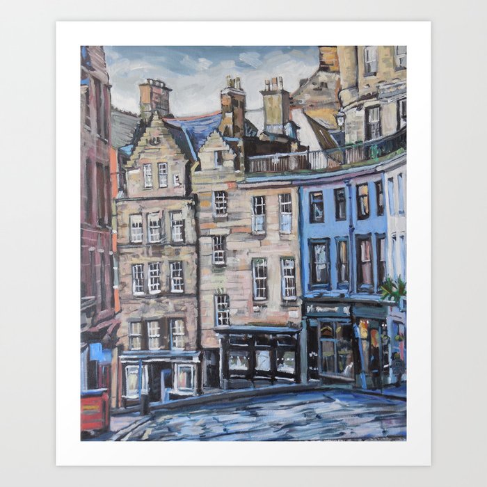 Old Town Edinburgh Art Print