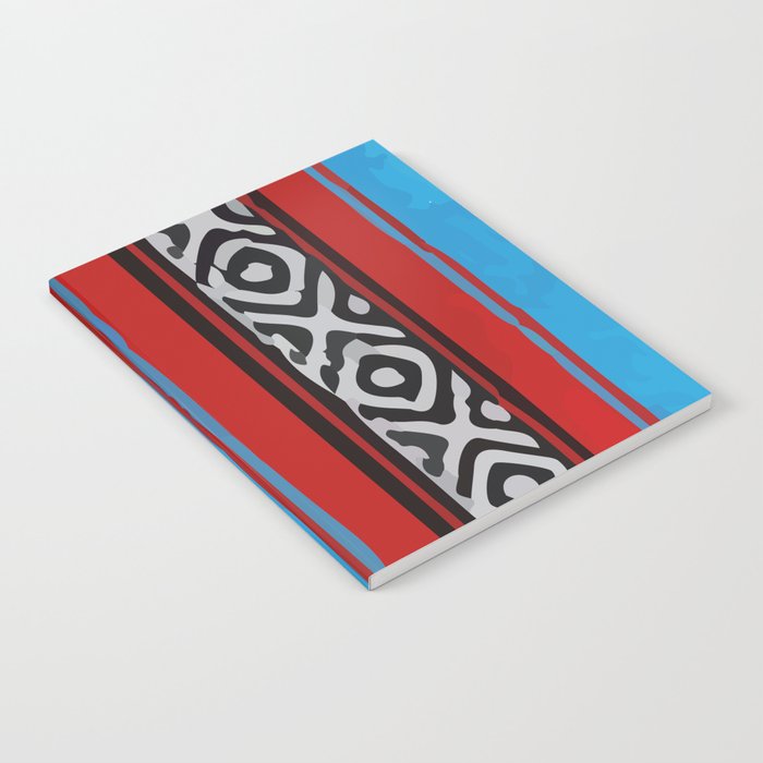 Mexican blanket falsa serape folkart Notebook