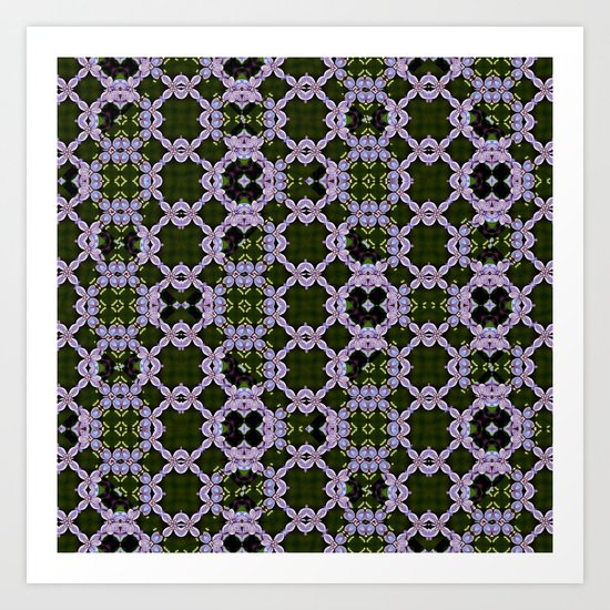 lilac blossom patterns Art Print