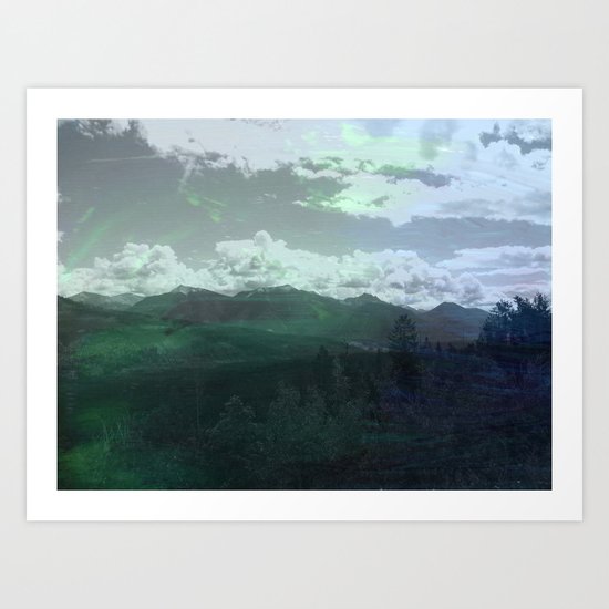 Moody Wanderer Art Print