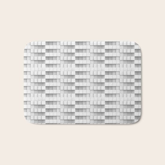 Simple Whitey Bath Mat