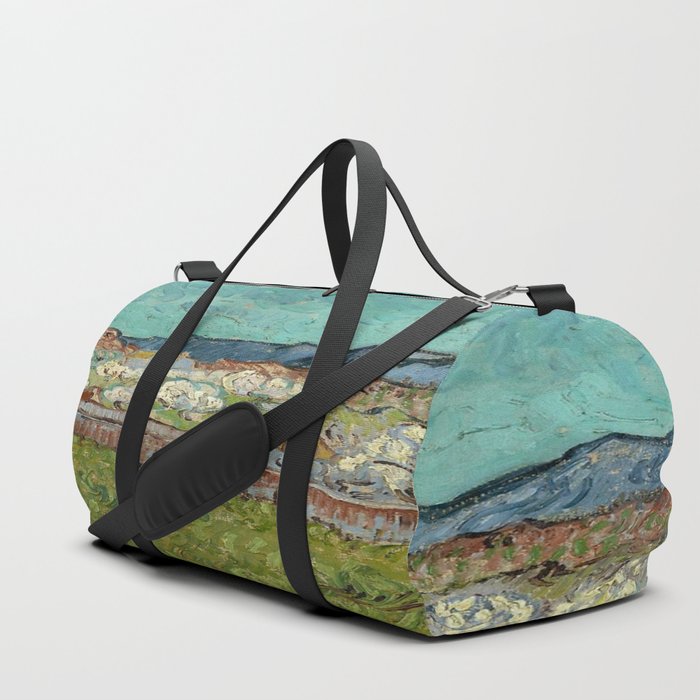 Vincent van Gogh View of the Alpilles  Duffle Bag