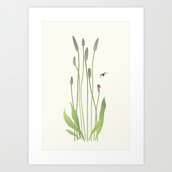 Ladybird Date Art Print