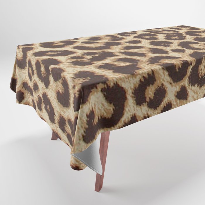 Leopard Print Tablecloth