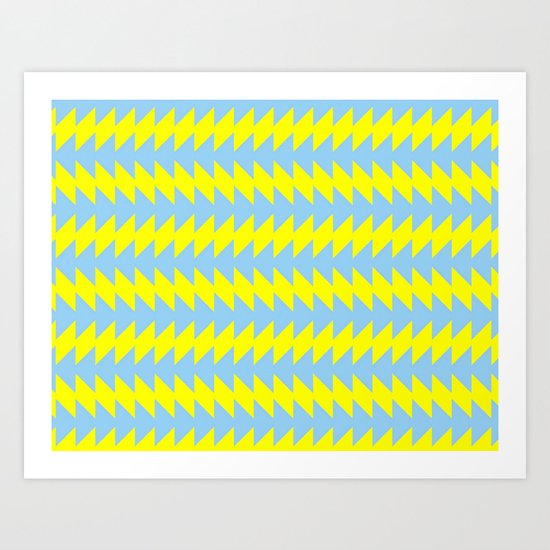 Van Zanen Yellow & Blue Art Print