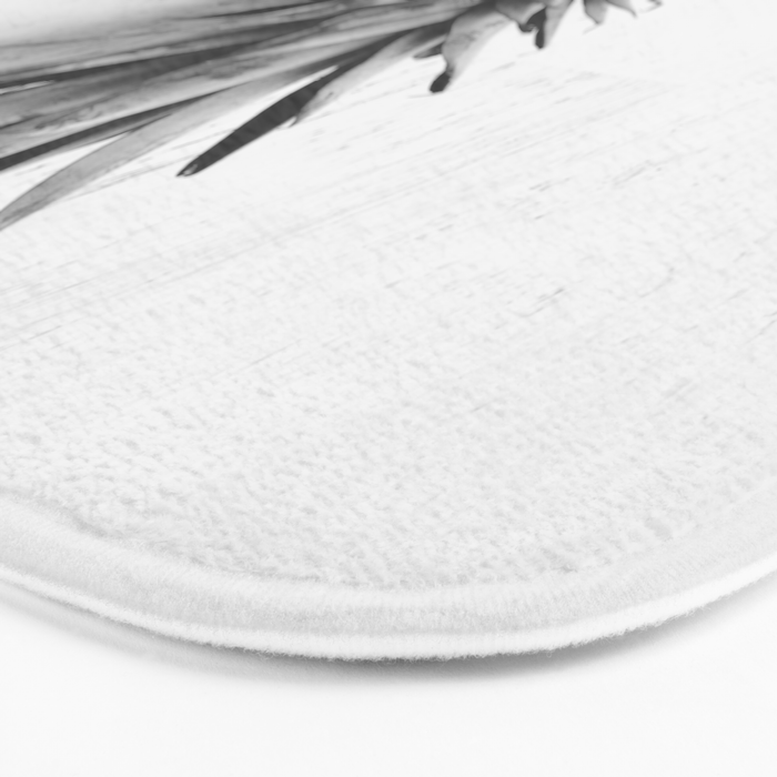 Black And White Pinele Bath Mat By Allyjcat Society6