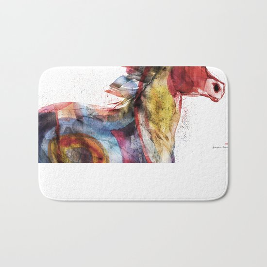 Horse (Running Happiness Detail) Bath Mat