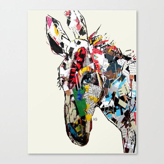 the mod donkey Canvas Print