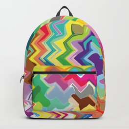 Colorful Abstract Backpack | Brightdesign, Vividdesign, Vibrantpattern, Happydesign, Digital, Pattern, Vibrantcolors, Graphicdesign, Colorfulabstract, Brightabstract 