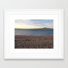 Rangitoto Island New Zealand Framed Art Print