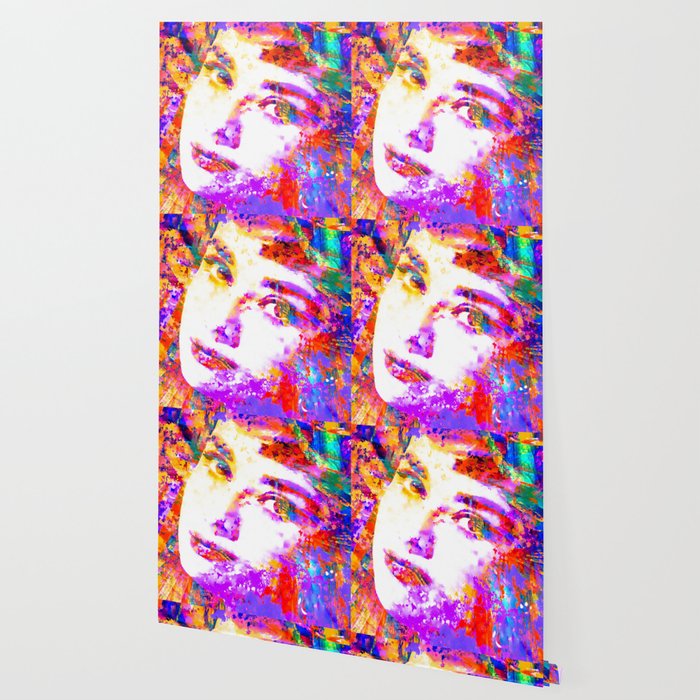 Colorful Life Audrey Hepburn Wallpaper By Artbystacey Society6