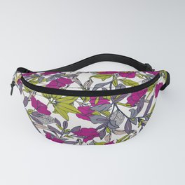 Pattern with bougainvillea flowers Fanny Pack