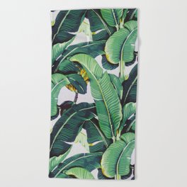 Banana Leaves Beach Towel